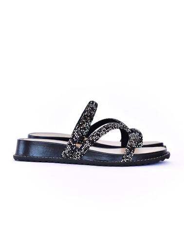 SANDALIA SHINE BLACK