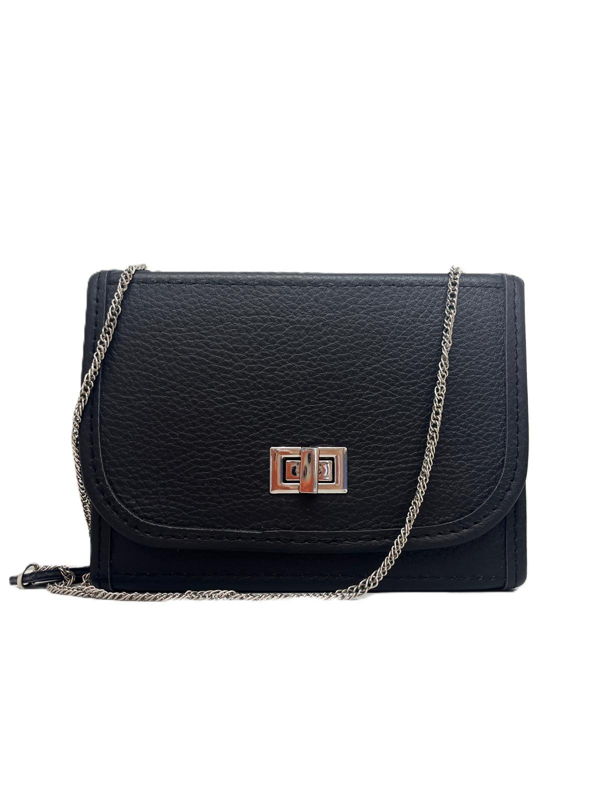 CARTERA MINI CHARLESTON NEGRA