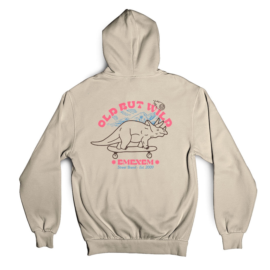 Canguro Dino Skate - Frente y espalda