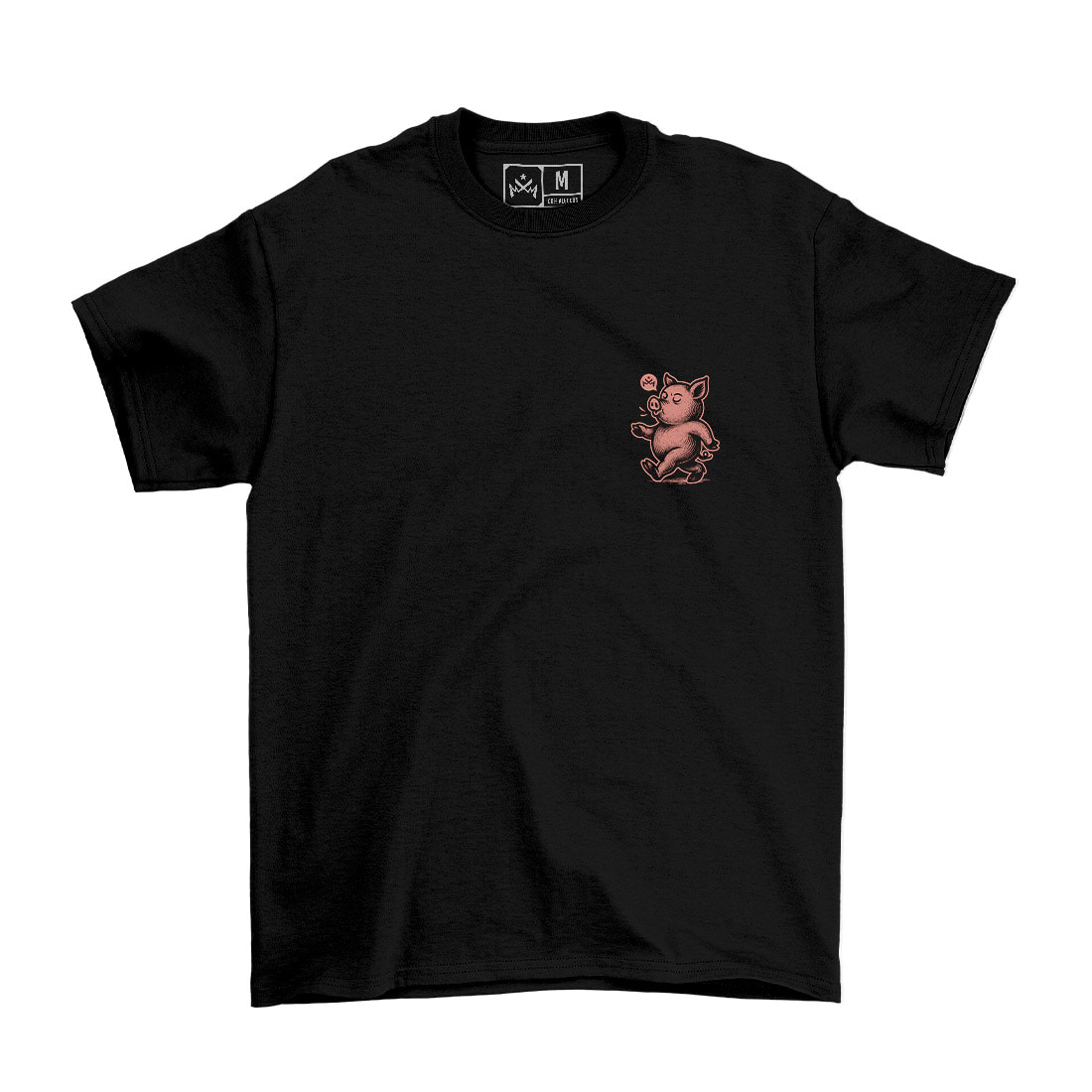 REMERA DIFÍCIL QUE EL CHANCHO CHIFLE (FRENTE Y ESPALDA)