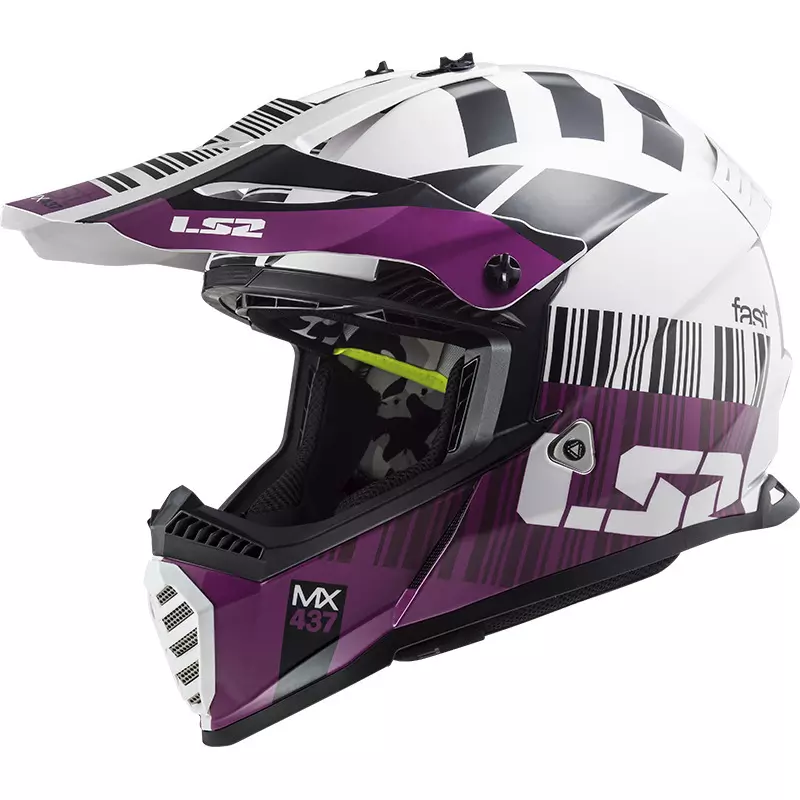 LS2 MX437 FAST EVO XCODE VIOLET