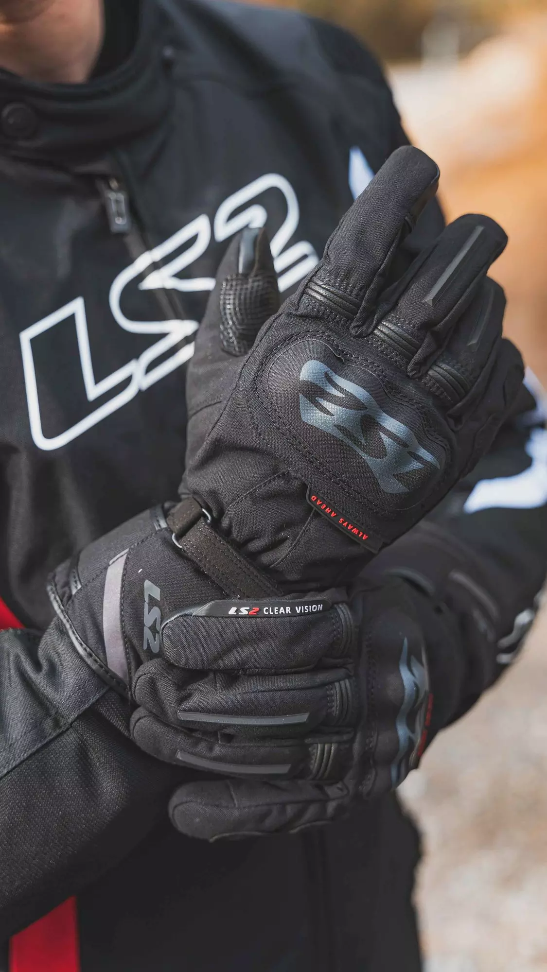 LS2 GUANTES SNOW MAN