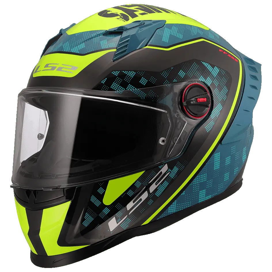 LS2 FF816 COSMOS STRIKE MATT BLUE YELLOW