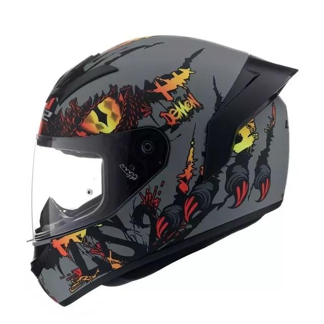 LS2 FF352 ROOKIE DEMON GREY RED