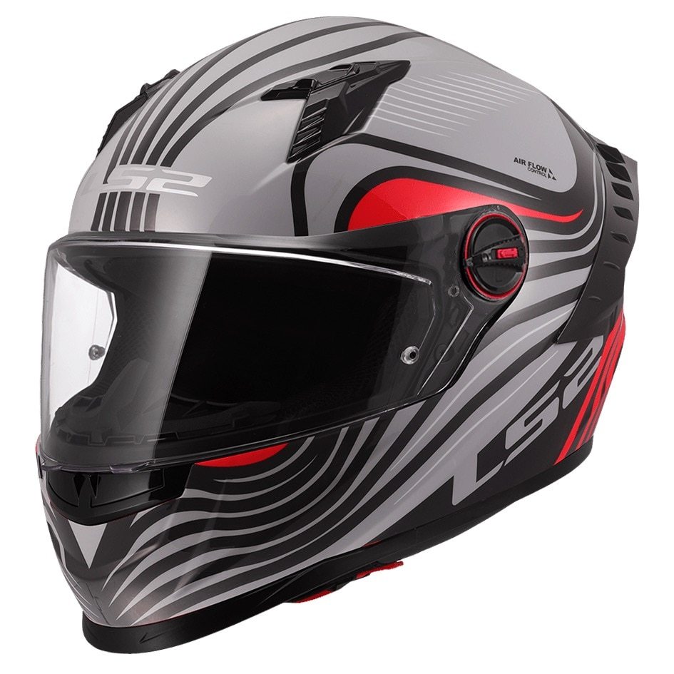 LS2 COSMOS BEATS GREY RED