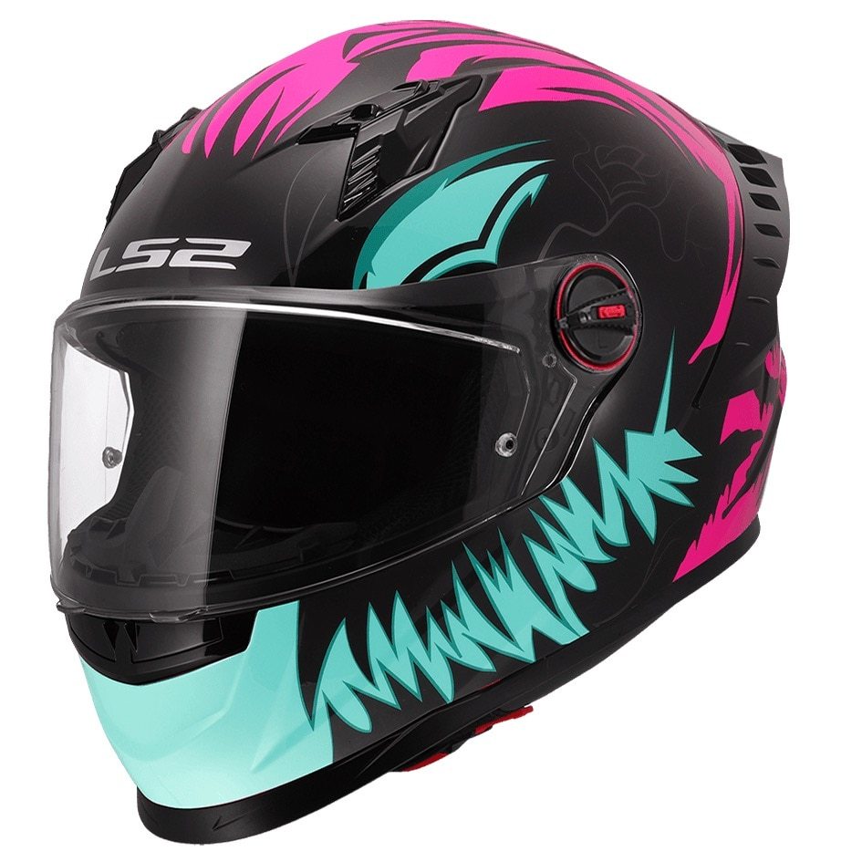 LS2 COSMOS WHITMON MATT BLACK PINK