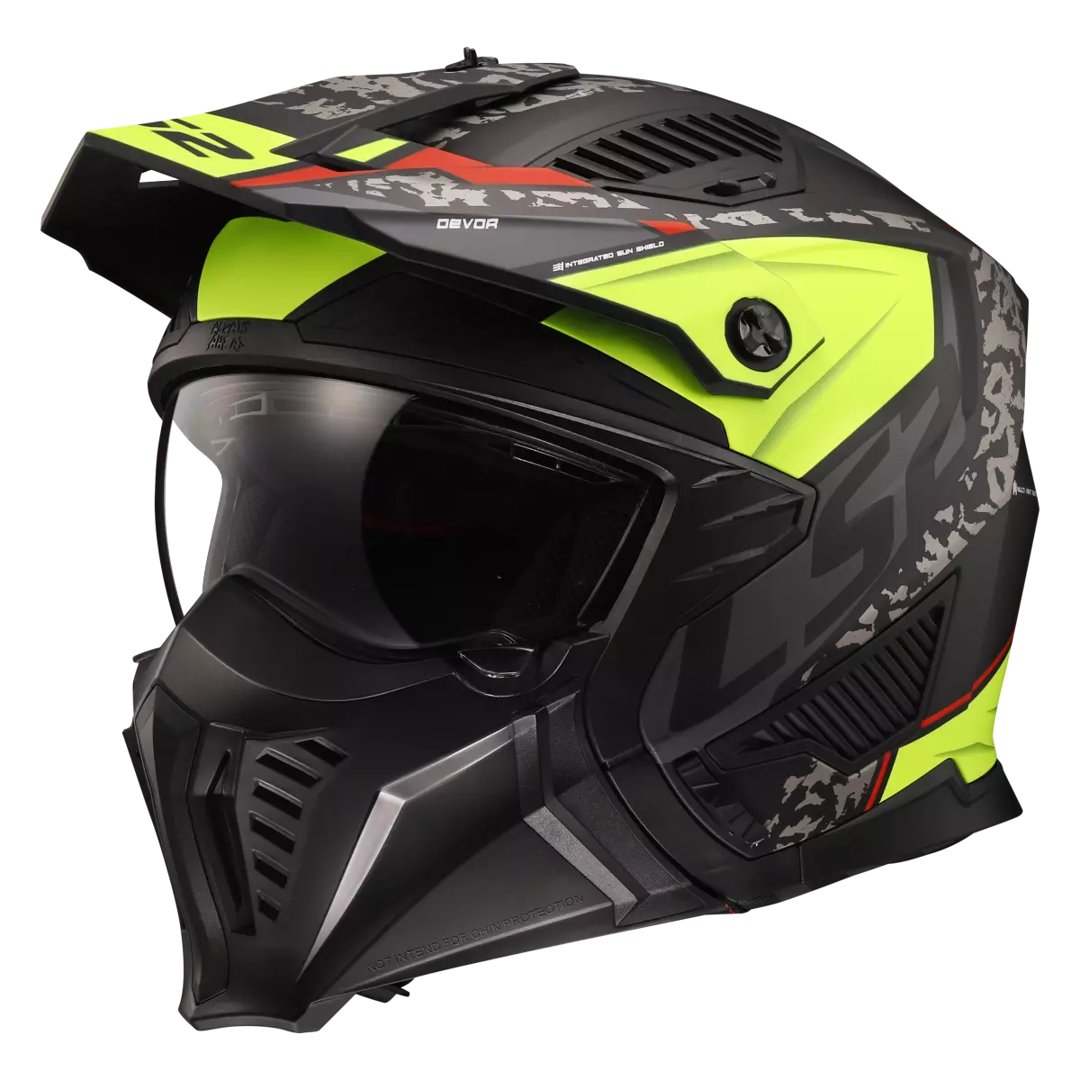 LS2 OF606 DRIFTER DEVOR YELLOW