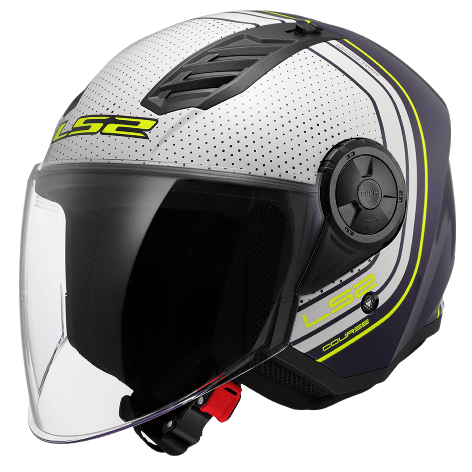 LS2 OF616 AIRFLOW II COURSE BLUE WHITE