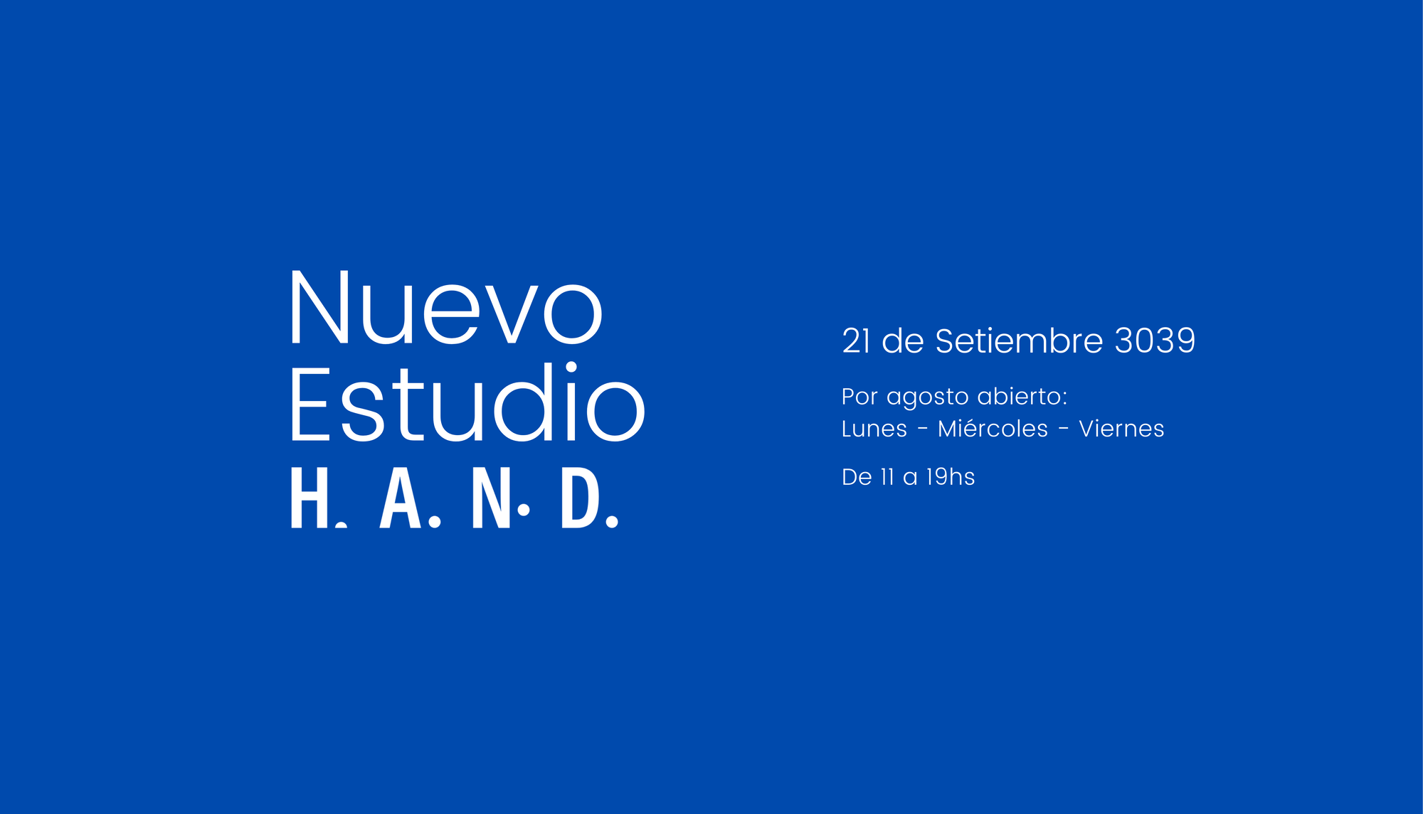 nuevo estudio HAND