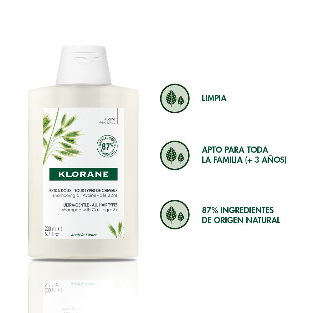 SHAMPOO AVENA x 200 ml.