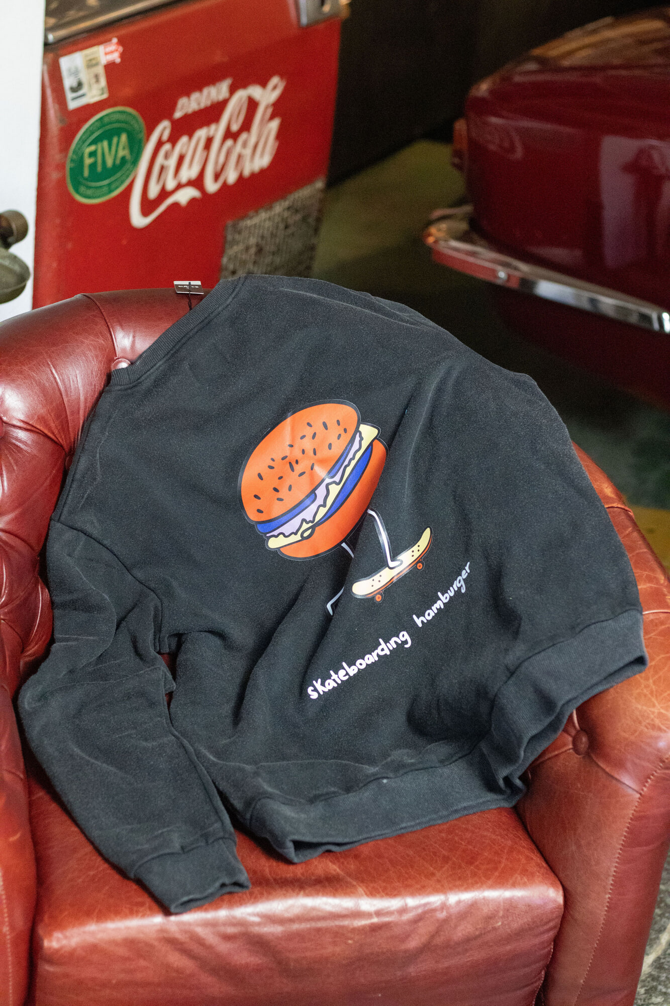 Buzo Black Washed Hamburguesa