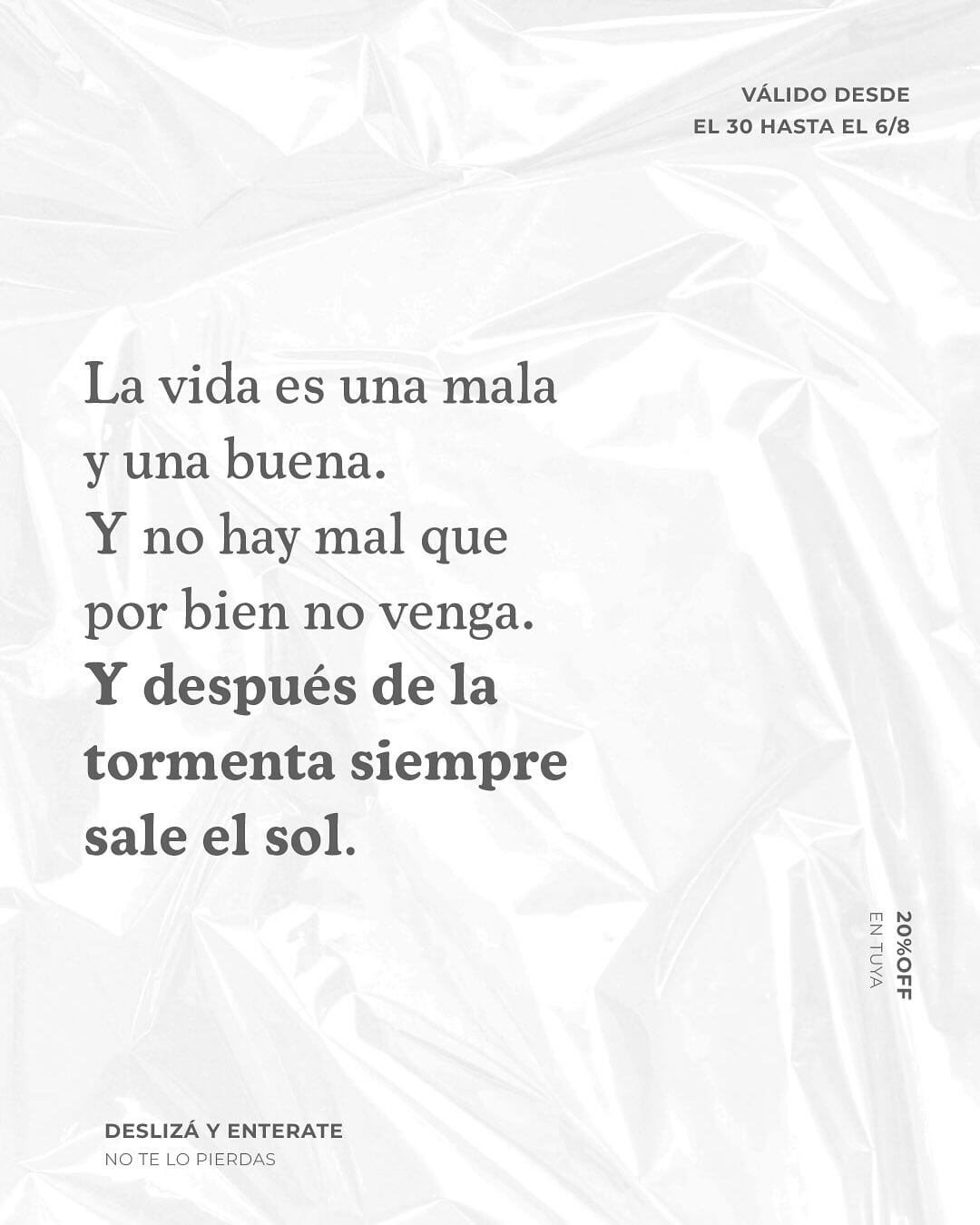 Imagen de posteo de Instagram